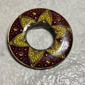 Vintage Clara Bijoux Art Deco Revival  Brooch